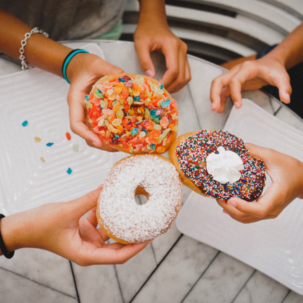 Nos délicieux donuts qui ne demandent qu'à être dévorés